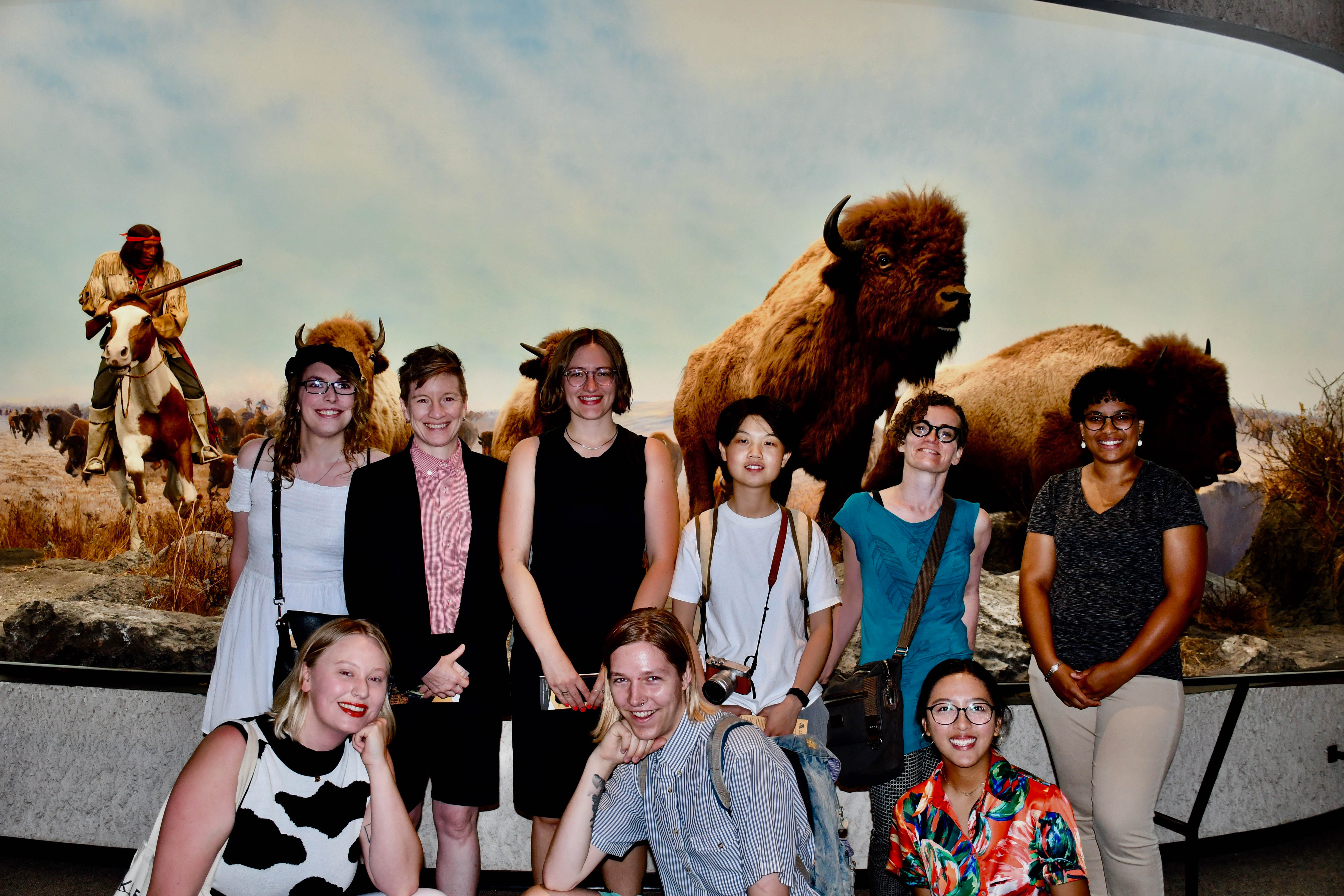 Group photo of workshop participants at the Manitoba Museum.
